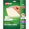 Avery Filing Labels, Laser/Inkjet, Removable, 2/3"x3-7/16", 750/PK, Ast PK AVE6466 - alternate 4